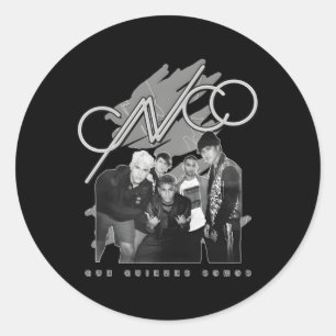 Cnco Official Black White Album Photo Classic Round Sticker