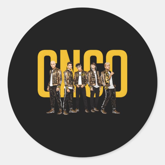 Cnco Official World Tour Classic Round Sticker (Front)