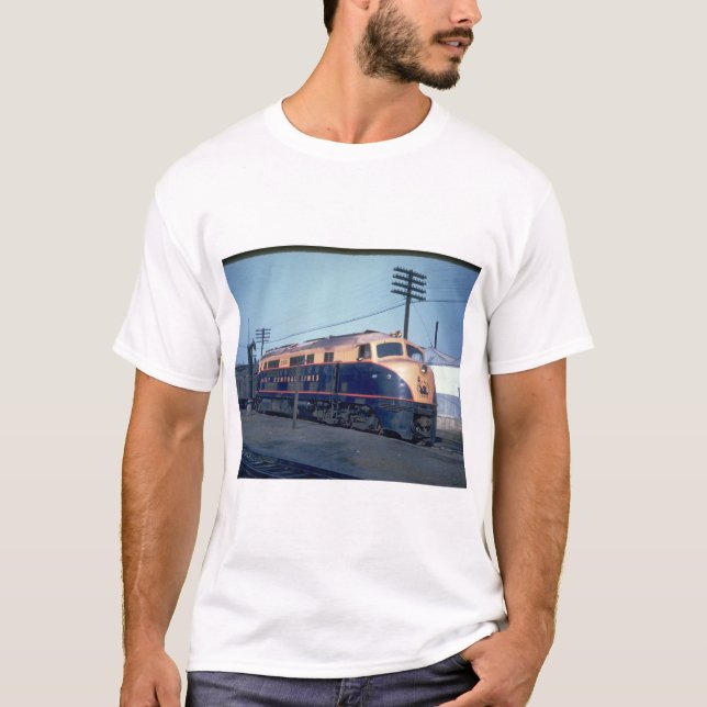 CNJ Baldwin double cab #2001, 1940'_Trains T-Shirt (Front)