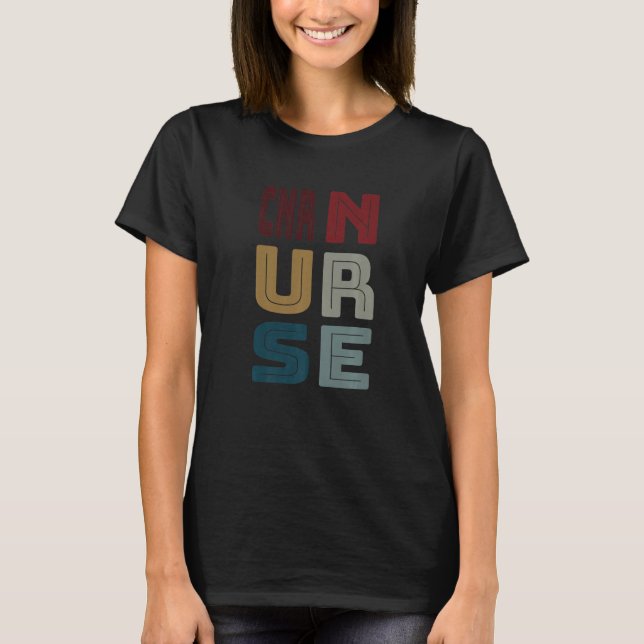 CNR Nurse Certified Neuroscience Registered Vintag T-Shirt (Front)