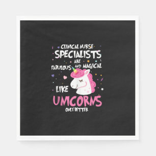 CNS Unicorn Clinical Nurse Specialists Tank Top Napkin