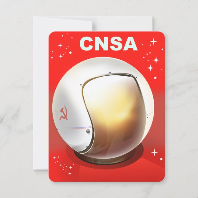 CNSA China space art. (Front)