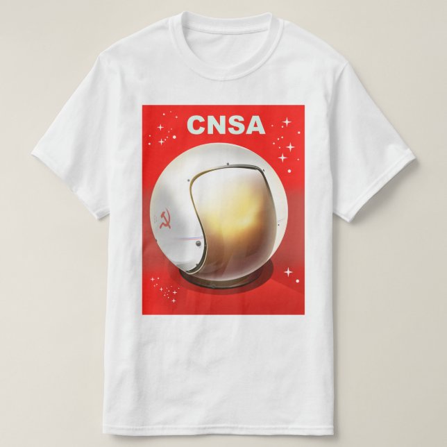 CNSA China space art. T-Shirt (Design Front)