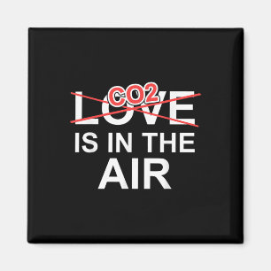 Co2 Is In The Air, Environmental Protection Green Magnet
