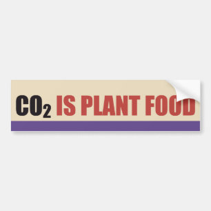 CO2 Is Plant Food Bumper Sticker