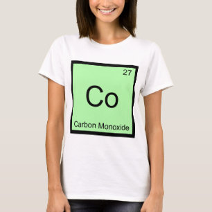 Co - Carbon Monoxide Chemistry Element Symbol Tee