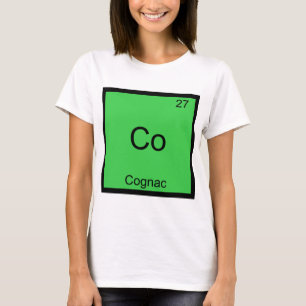 Co - Cognac Funny Chemistry Element Symbol T-Shirt