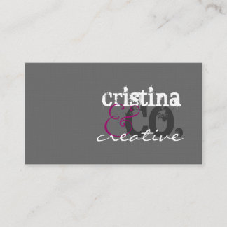 co., cristina, business card