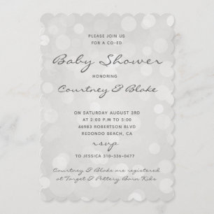 Co-Ed Baby Invitation