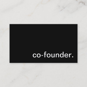 Co Founder Business Card