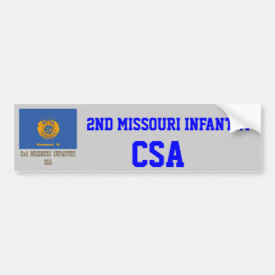 Co K 2nd MISSOURI INFANTRY Bumper Sticker