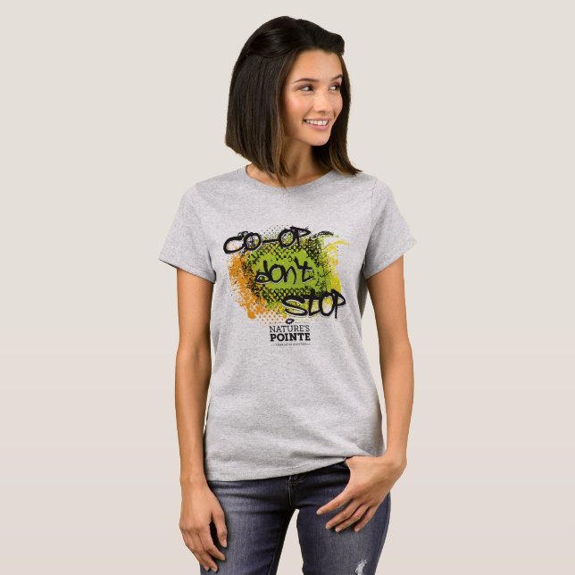 Co-op Don't Stop Ladies T-shirt (Front Full)