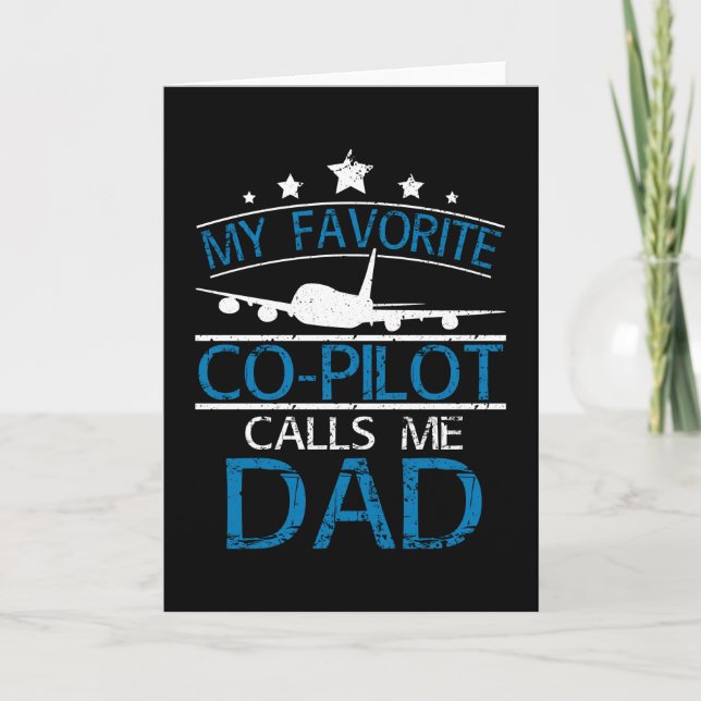 Co-Pilot Dad Card (Front)