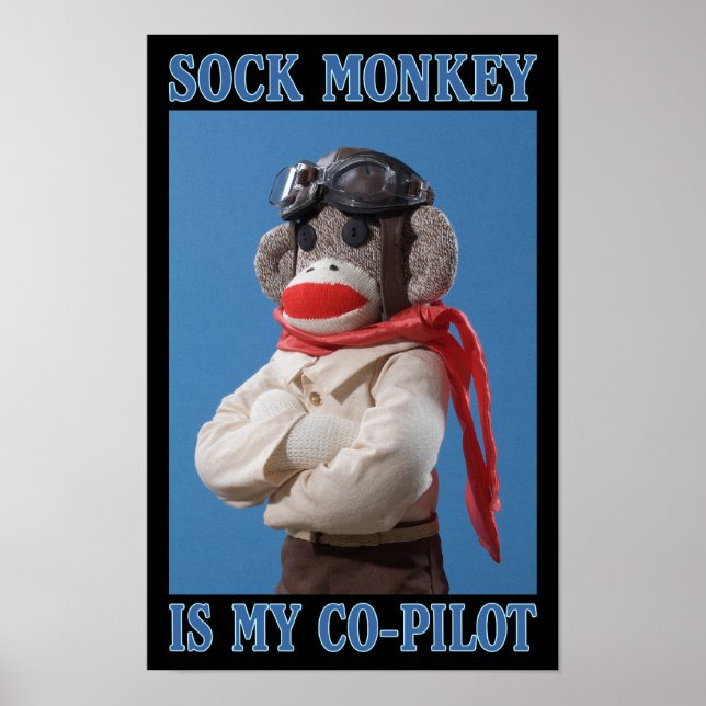 Co-Pilot Monkey Poster (Front)