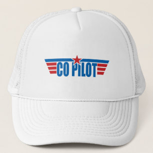 Co-Pilot Wings Badge - Aviation Trucker Hat