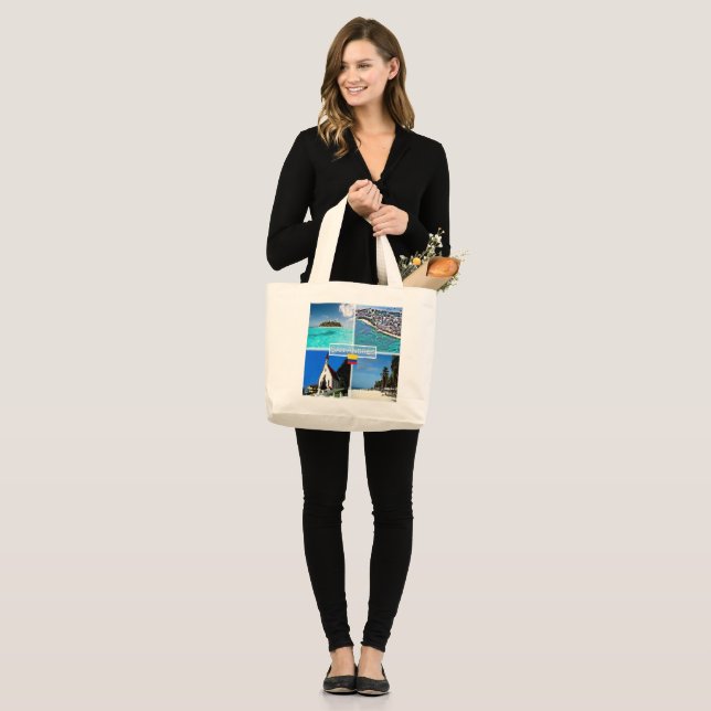 CO San Andres - Johnny Cay - San Louis - Large Tote Bag (Front (Model))