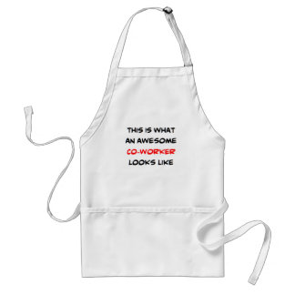 co-worker, awesome standard apron