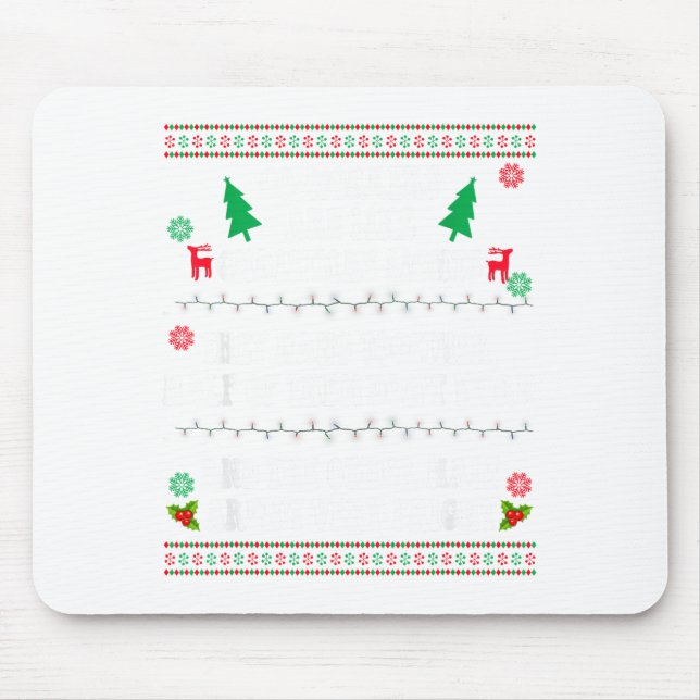 Co-workers Are Like Christmas Lights They Hang Tog Mouse Mat (Front)