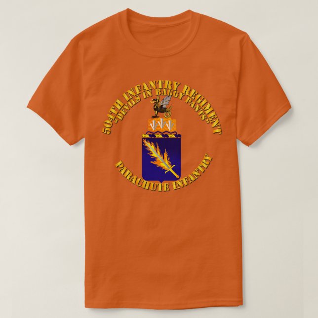 COA 504th Infantry Regiment T-Shirt (Design Front)