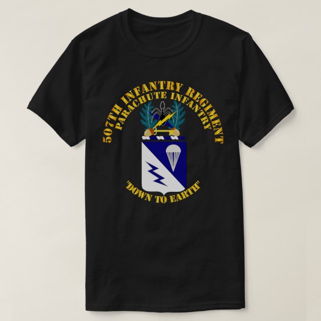 COA 507th Infantry Regiment T-Shirt (Design Front)