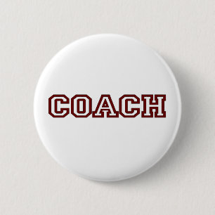 Coach 6 Cm Round Badge