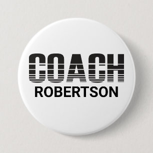 Coach  7.5 cm round badge