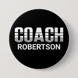 Coach  7.5 cm round badge