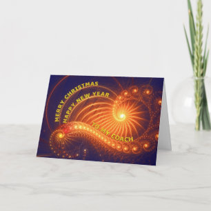 Coach, a Christmas wish Holiday Card