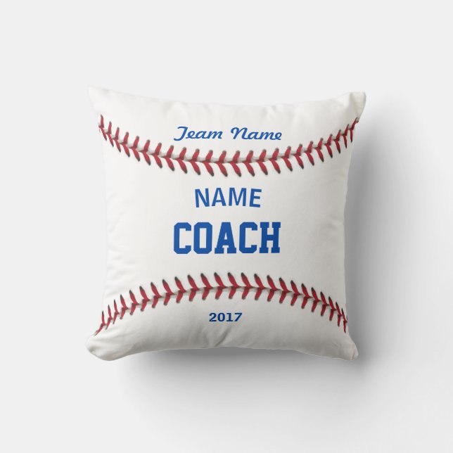 Coach Baseball Sport Cushion (Front)