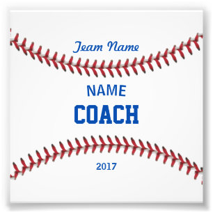 Coach Baseball Sport Photo Print