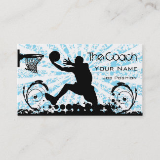 Coach Basketball Business card
