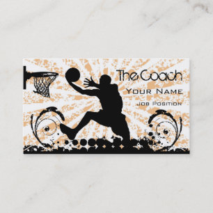 Coach Basketball Business card
