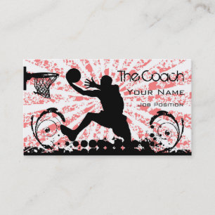 Coach Basketball Business card