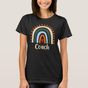 Coach Boho Rainbow Graduation Thank You T-Shirt