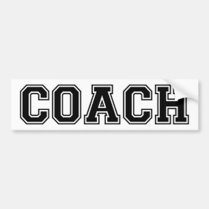 Coach Bumper Sticker