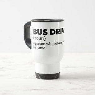 Coach Bus Captain Definition Travel Mug