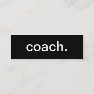 Coach Business Card