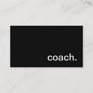 Coach Business Card