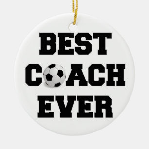 Coach Christmas Ornament Decor Soccer