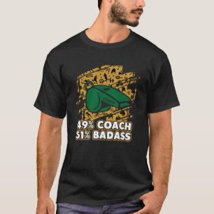 Coach Coaching Humour Mentor Dad Jokes Trainer T-Shirt