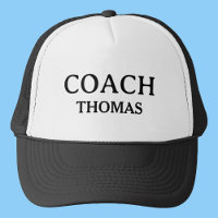 Coach Custom Name Typography Personalised