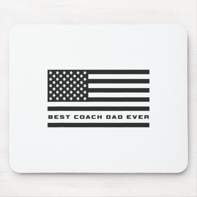 Coach Dad Ever Coach Apparel - Coach  Mouse Mat (Front)