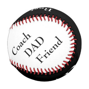 Coach Dad Friend Greatest Father Number One Baseball