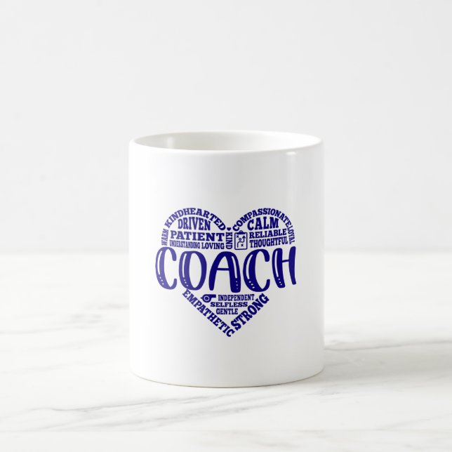 Coach, dance coach, appreciation, cheer coffee mug (Center)
