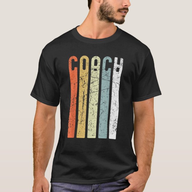 Coach Definition  Coach Tee For Men Funny Coach (Front)