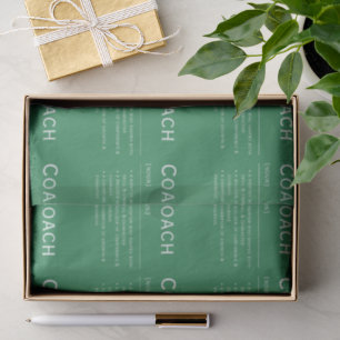 Coach Definition Modern Leadership Encouragement Tissue Paper