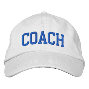 COACH EMBROIDERED HAT