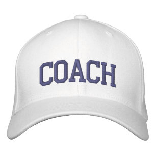 COACH EMBROIDERED HAT
