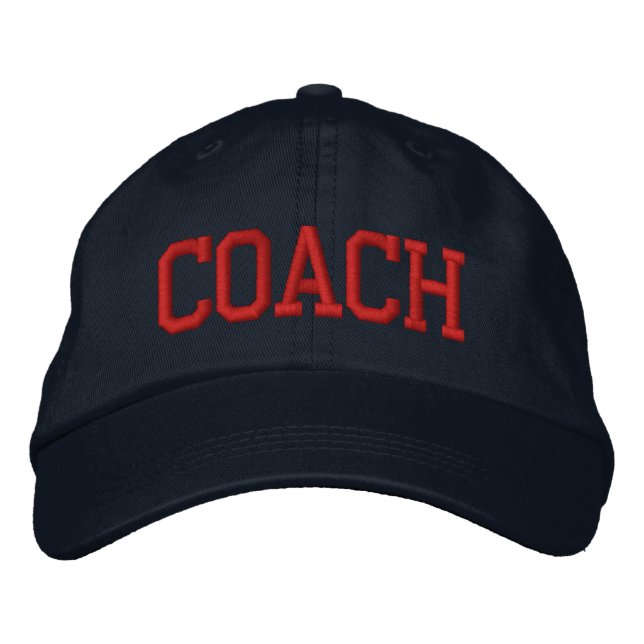 COACH EMBROIDERED HAT (Front)