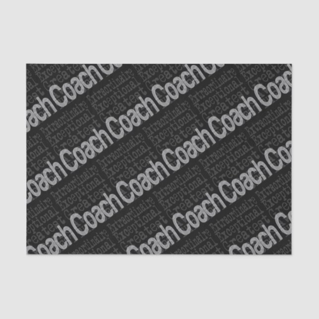 Coach Extraordinaire Tissue Paper (Front)